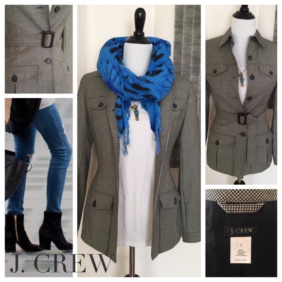 J.CREW Houndstooth Blazer