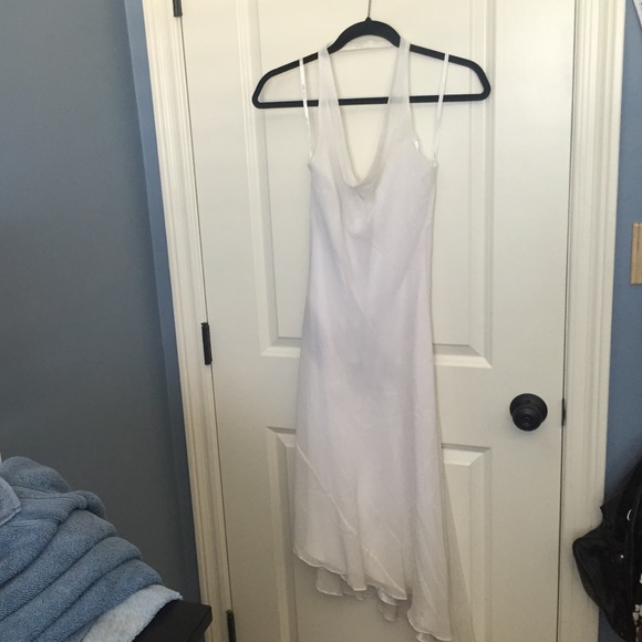 Laundry by Shelli Segal Dresses & Skirts - ON HOLD UNTIL 2/13 White halter dress