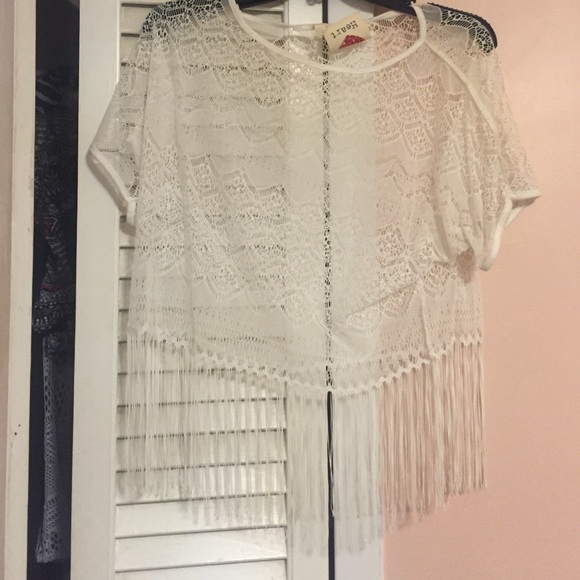 Fringe Lace Top