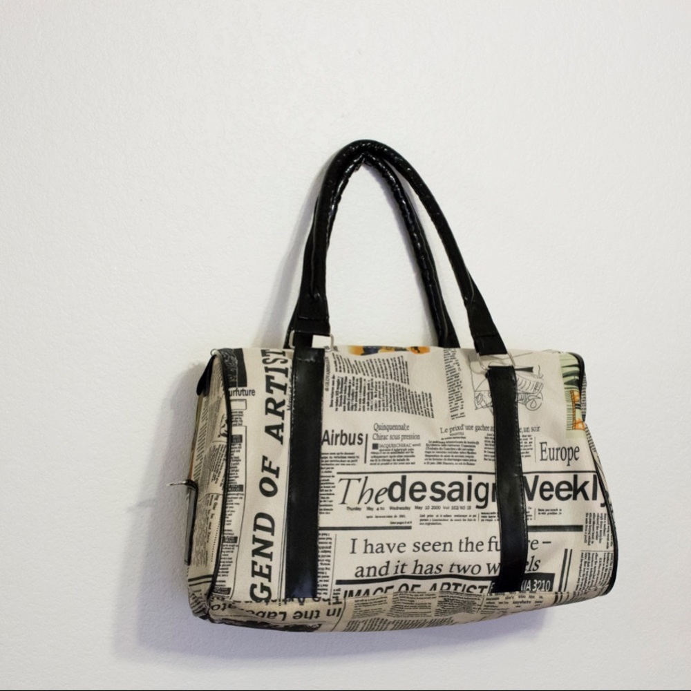 Newsstand small duffle bag