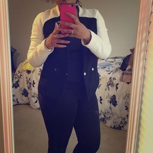 Black and white Jacket