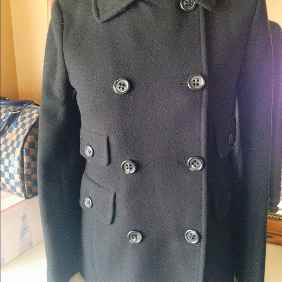 BCBG MAX AZRIA BLACK PEACOAT SIZE S