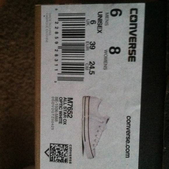 Converses (all star ox optic white) - Picture 2 of 2