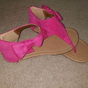 Pink sandals