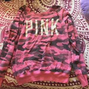 Pink Camk Crewneck, RARE.