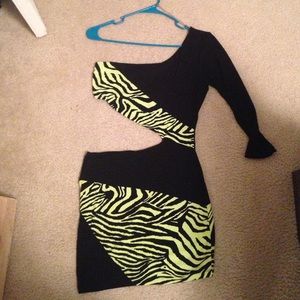 Sexy, 1 shoulder dress.