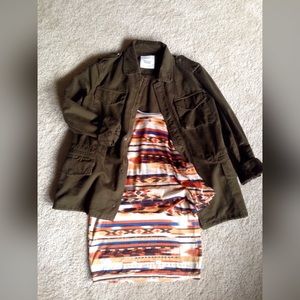 Coordinated Top and Bodycon Skirt