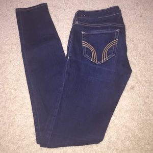 Blue Denim Hollister Skinny Jeans