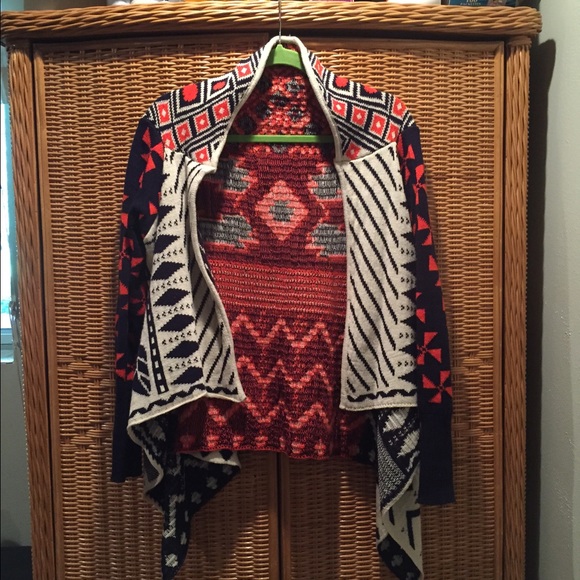 Geometric sweater.