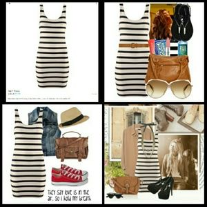 H&M striped dress