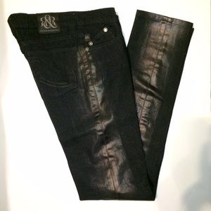 Rock & Republic Berlin Side Coated Stripe jeans