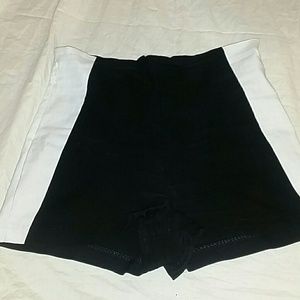 Black & White Shorts
