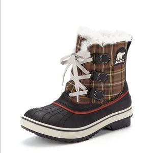 Preppy SOREL Plaid Waterproof Boots