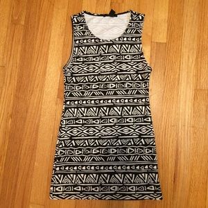 Aztec bodycon dress