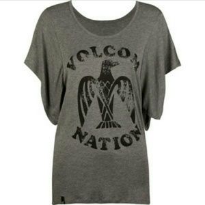 VOLCOM nation Byrdie oversized top