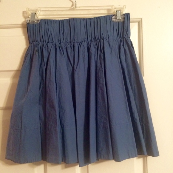 H&M Dresses & Skirts - H&M blue high-waisted skirt