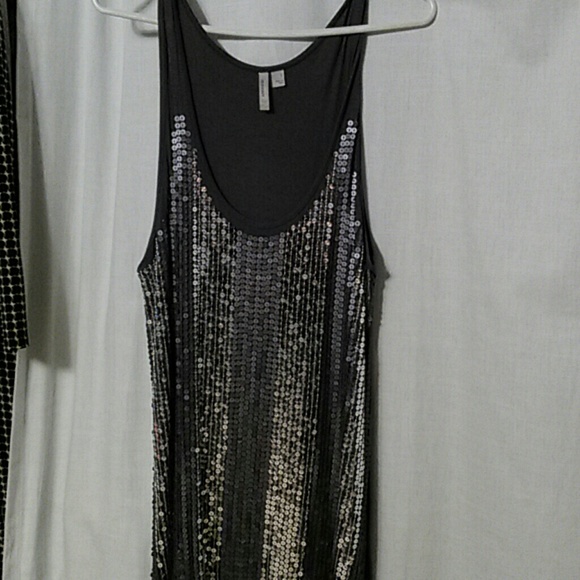 old navy gold sequin dress 80s/90s Sho Max Originals Silk Sequin Gold Leaf Party Dress main image 1