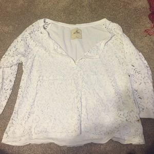 Lace Hollister shirt