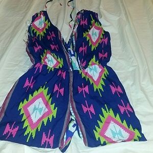 One piece multi colored