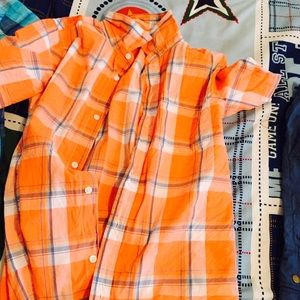 Boys plaid shirt 14/16