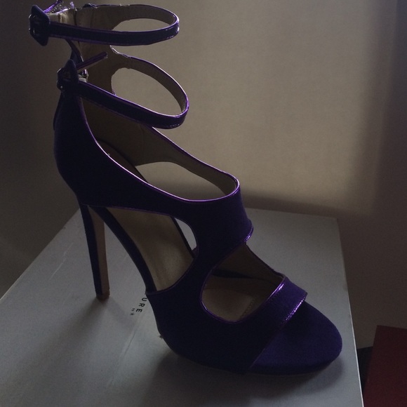 Purple high heel