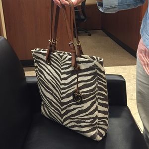 Michael Kors Zebra Tote Bag