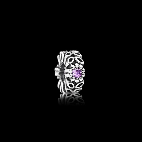 Artistic leafs silver spacer