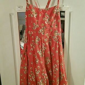 Gap Coral flower sundress