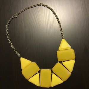 Yellow Statement Necklace