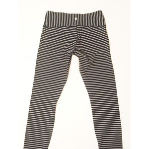 Lululemon Wunder Under Stipe FULL LENGTH leggings