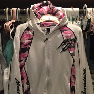 Woman's Harley Davidson zip up hoodie