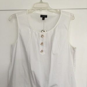 Talbots sleeveless blouse