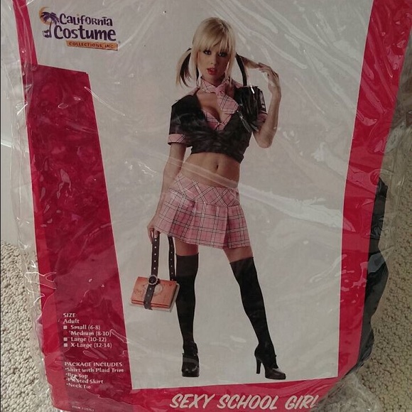 Brand New Sexy School Girl Halloween Costume