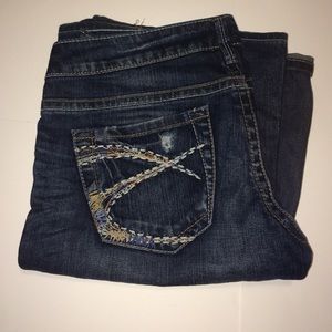 Mild-worn look Silver Jeans, Flare Leg