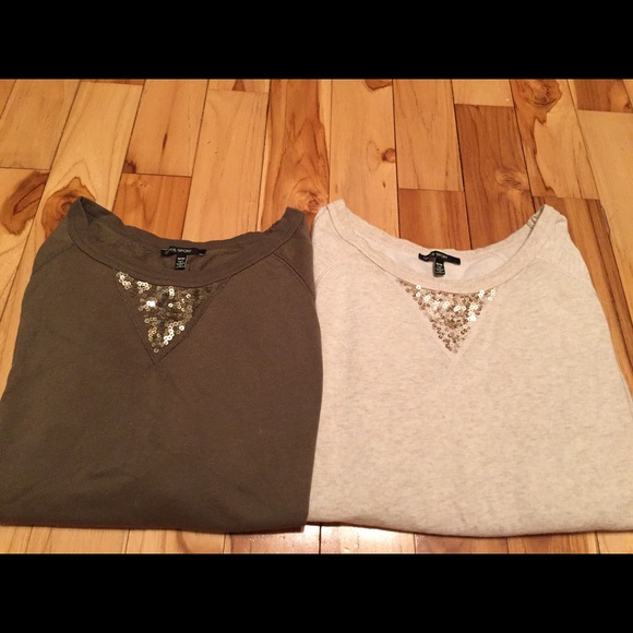 Sequin-Patch Sweatshirt