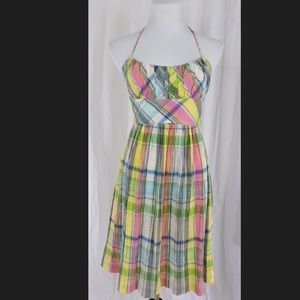 Tibi seersucker multi colored sundress