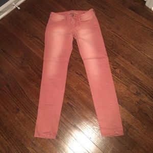 Pink American Eagle Skinny Jeans