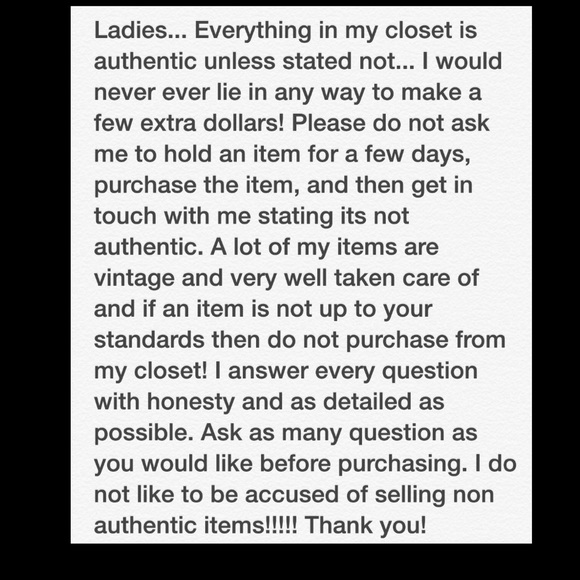 Please read!!!!! Thank you!
