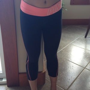 HOLD: VS Pink Crop Legging
