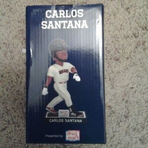 Cleveland Indians Carlos Santana bobble head