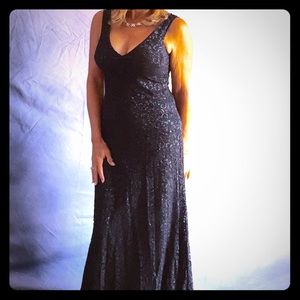 Ralph Lauren swan lake lace gown