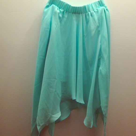 Sparkle And Fade Layered Midi Skirt