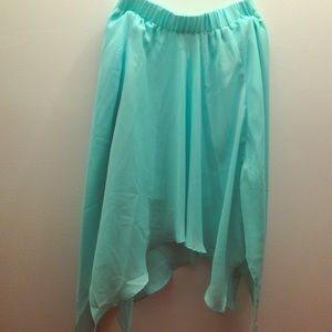 Sparkle And Fade Layered Midi Skirt