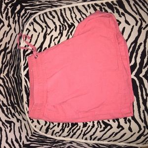 Old Navy Coral colored Linen Shorts