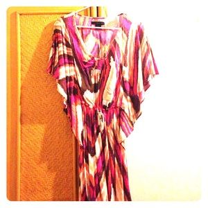 Bright kimono dress