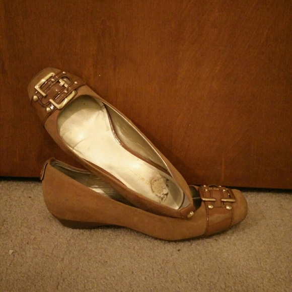 dressy camel colored flats