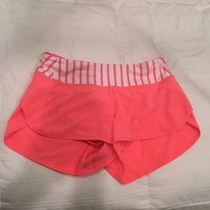 Bubblegum pink lululemon athletica speed shorts