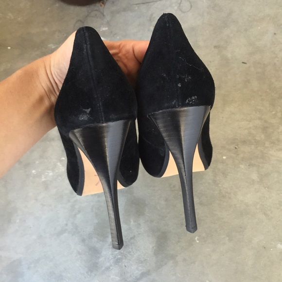 HK BY HEIDI KLUM suede liana pumps sz 9 new - Picture 3 of 4