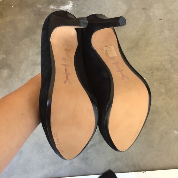 HK BY HEIDI KLUM suede liana pumps sz 9 new - Picture 4 of 4