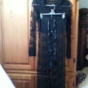 Lace sexy see threw out fit NWOT